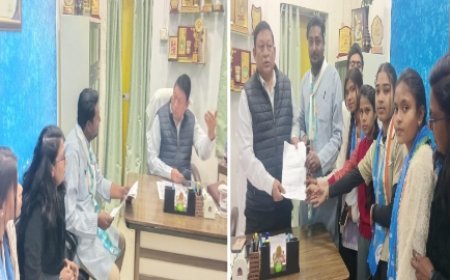 NSUI प्रतिनिधि मंडल ने सौंपा ज्ञापन, शासकीय महाविद्यालय उमरिया में पेयजल संकट पर जताई चिंता