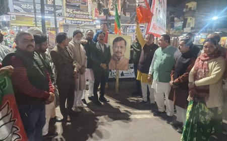 नितिन नवीन के राष्ट्रीय अध्यक्ष बनने पर भाजपा ने मनाया खुशी का उत्सव