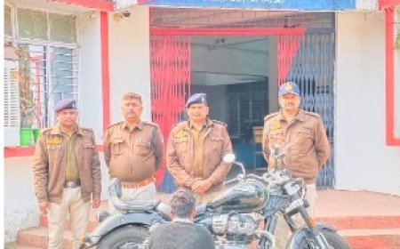 पुलिस की तत्परता से चोरी किये मसरूके के साथ आरोपी को किया गया गिरफ्तार
