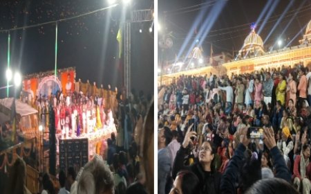 हर्षोल्लास और गरिमामय मनाया गया माँ नर्मदा का प्रकाट्योत्सव दिवस