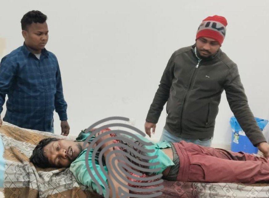 ट्रैक पार करते युवक रेल हादसे का हुआ शिकार,108 ने पहुंचाया मेडिकल कॉलेज