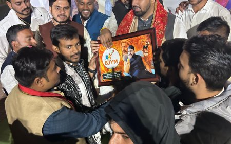 रानी दुर्गावती और गांधी चौक में हुआ भव्य स्वागत, सुबह किया रुद्राभिषेक