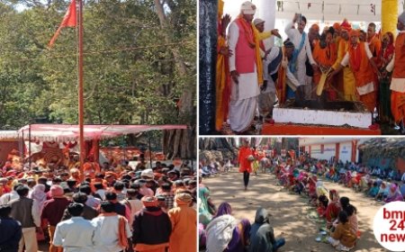 अमलेश्वर धाम में महाशिवरात्रि पर निकली भव्य शिव बारात, गूंजे हर हर महादेव के जयकारे