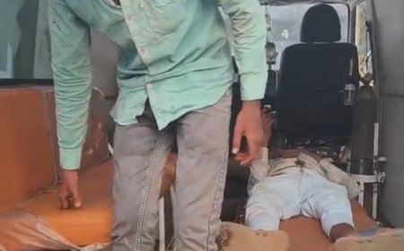 बाइक अनियंत्रित होकर खेत में घुसी, दो सगे भाई घायल