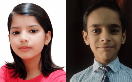 एमपी बोर्ड आठवीं कक्षा में स्नेहा राजपूत और कक्षा पांचवी में वेद राजपूत ने किया टॉप