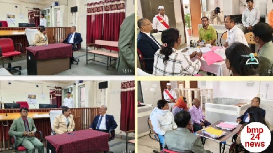 नेशनल लोक अदालत में 235 प्रकरणों का निराकरण,  52 लाख 36887 का एवार्ड पारित