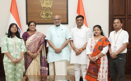 सांसद माया नारोलिया ने की उपराष्ट्रपति से शिष्टाचार भेंट