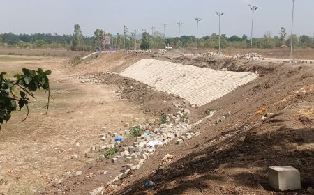 सौंदर्यीकरण के नाम पर कमीशनखोरी का आरोप, सगरा तालाब बना कमाई का जरिया 