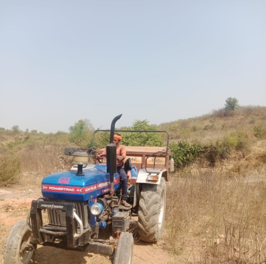 खनिजों के अवैध उत्खनन-परिवहन एवं भंडारण की रोकथाम में लगातार कार्यवाही जारी, 02 वाहन जप्त