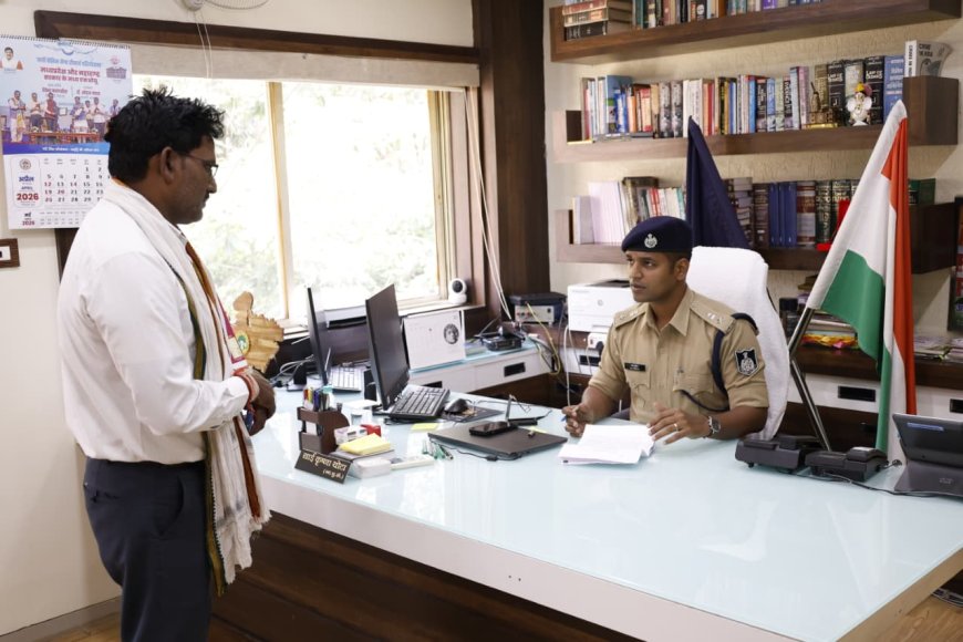 नर्मदा पुरम पुलिस अधीक्षक द्वारा साप्ताहिक जनसुनवाई का आयोजन किया गया