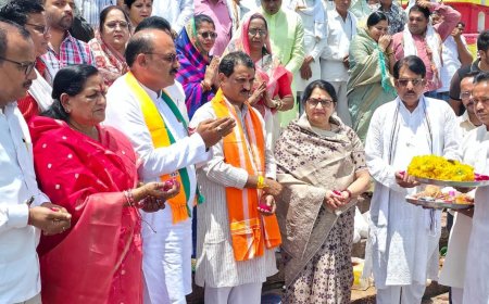 किसान मोर्चा के जिलाध्यक्ष सुरेश पटेल ने किया पदभार ग्रहण
