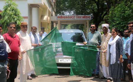 विधायक बांधवगढ,कलेक्टर ने कृषि रथ को हरी झंडी दिखाकर किया रवाना