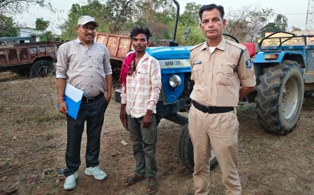 रेत माफियाओं पर चला प्रशासन का डंडा