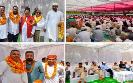 मोहब्बत और भाईचारे के साथ हज़ारों नमाज़ियों ने अदा की ईदुल अज़हा की नमाज़
