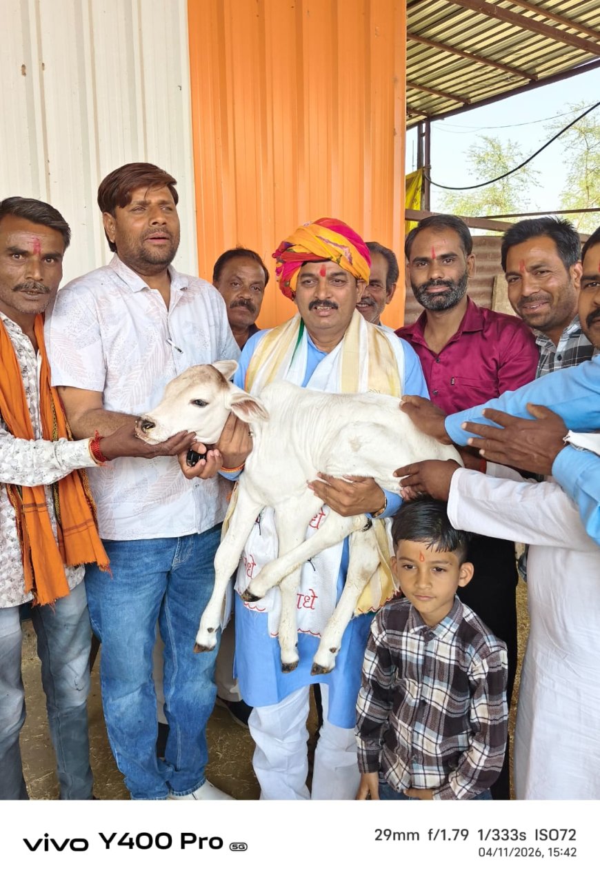 "हर हर गाय घर घर गाय" के संकल्पधारी, किसानों और संगठन के लिए निरंतर समर्पित - राजेंद्र सिंह राजपूत