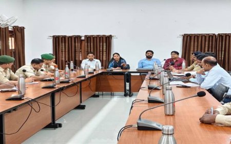 कलेक्टर राखी सहाय की अध्यक्षता में ईको सेंटर ताला में मानव-वन्यजीव संघर्ष की रोकथाम संबंधी बैठक संपन्न