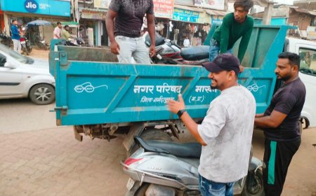 कलेक्टर के निर्देश पर अतिक्रमण हटाने की हुई कार्यवाही