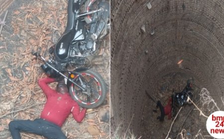 कुएं में मिला व्यक्ति का शव, बाइक भी बरामद