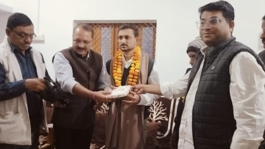 अंकुश सोनी प्रोफेसर बन किया अपने क़स्बा का नाम रोशन