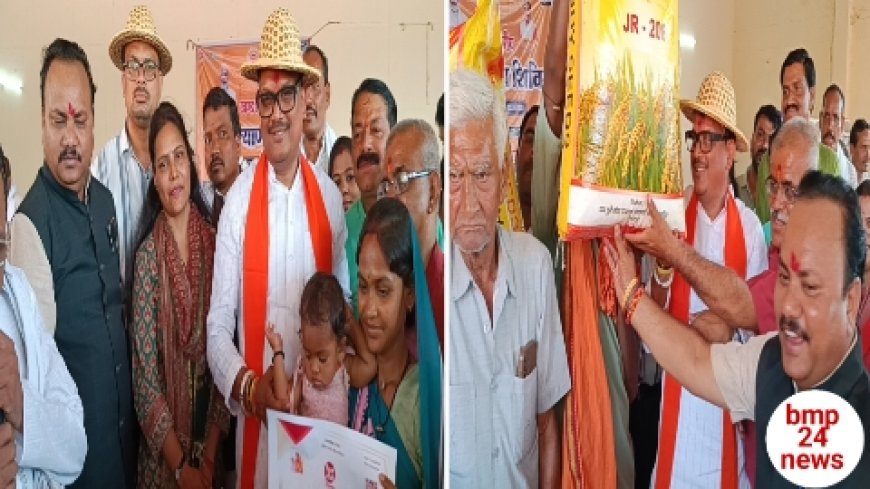 जनकल्याण शिविर में उमड़ा जनसैलाब पालक मंत्री नागर सिंह चौहान ने वितरित किए हितलाभ