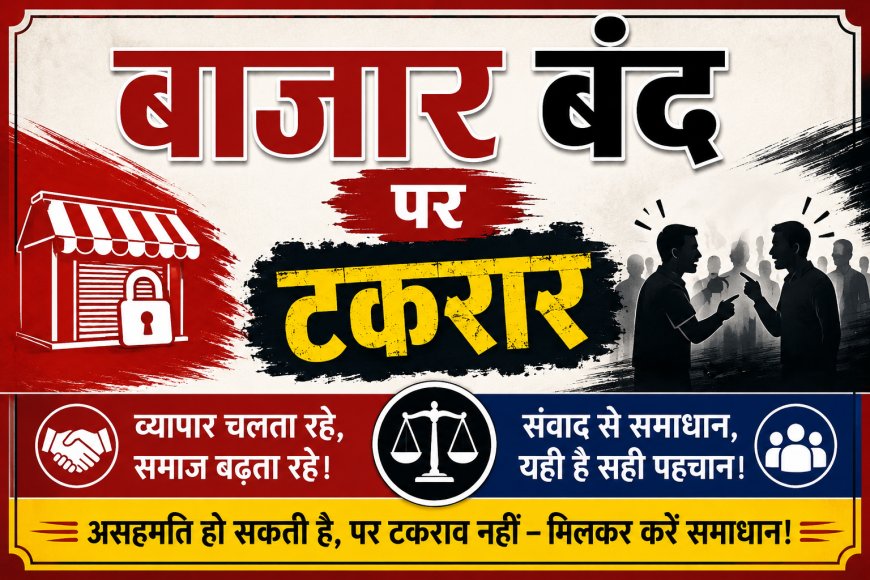 व्यापारिक संगठनों के बीच टकराव तेज, सोमवार बंद को लेकर छिड़ी बयानबाज़ी