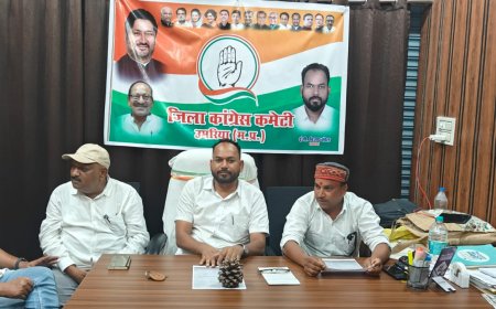 नीट घोटाला, राम मंदिर दान राशि, भूमि अनियमितता और खाद-बीज संकट पर कांग्रेस का तीखा सवाल