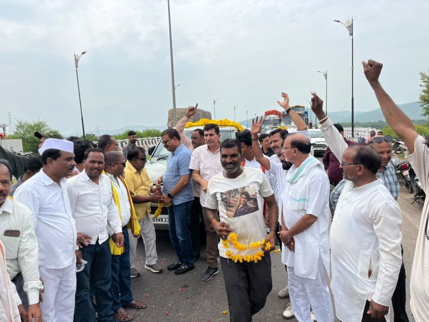 नेता प्रतिपक्ष उमंग सिंगार और प्रदेश प्रभारी हरीश चौधरी का हुआ भव्य स्वागत