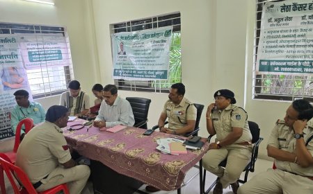 पुलिस कर्मियों के स्वास्थ्य और वेलफेयर को लेकर नर्मदापुरम पुलिस की अभिनव पहल
