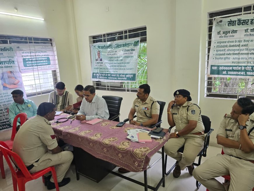 पुलिस कर्मियों के स्वास्थ्य और वेलफेयर को लेकर नर्मदापुरम पुलिस की अभिनव पहल