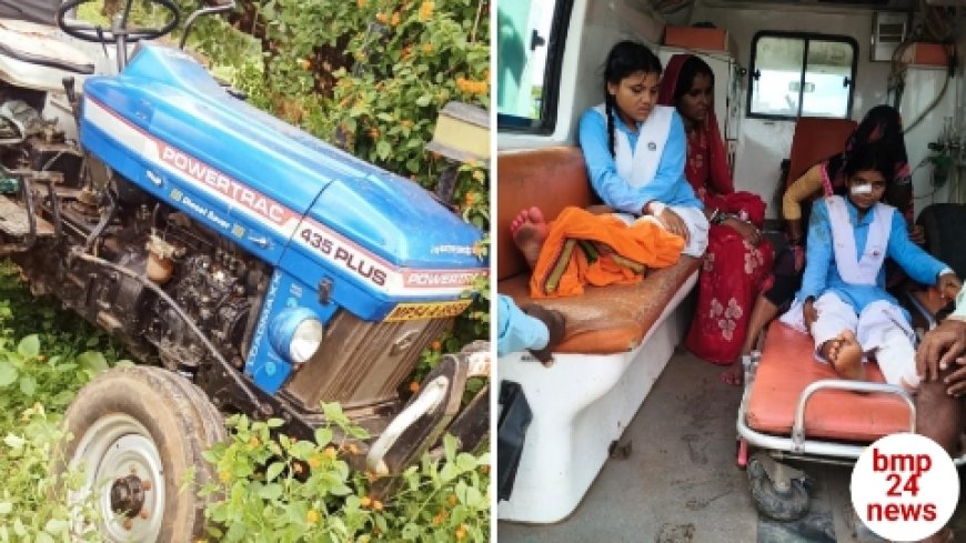 विद्यालय जा रही छात्रा सड़क हादसे का हुई शिकार