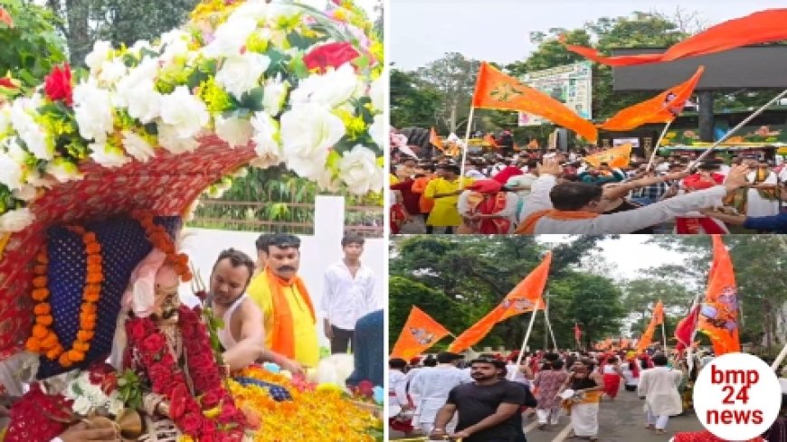 भोलेनाथ के जयकारों व भक्ति गीत से गूंजा शिवालय