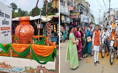 'जन संकल्प सेवा’ बाइक यात्रा का आत्मीय स्वागत