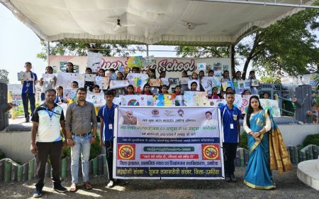 मद्य निषेध सप्ताह में सिल्वर डील स्कूल के विद्यार्थियों ने दिया नशामुक्ति का प्रभावी संदेश