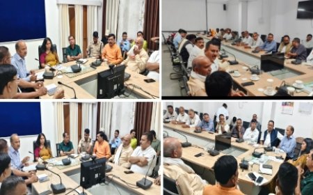 जिला स्तरीय शांति समिति की बैठक संपन्न
