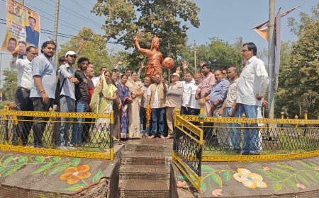 वीरांगना रानी दुर्गावती जी की जयंती पर कांग्रेसजनों ने अर्पित की श्रद्धांजलि
