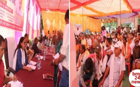 सेवा संकल्प अभियान के तहत ग्राम पनपथा में आयोजित हुआ मुख्यमंत्री जन विश्वास शिविर