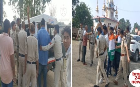 युवक कांग्रेस अध्यक्ष को काले झंडे दिखाने के पहले ही पुलिस ने किया गिरफ्तार