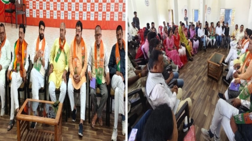भाजपा की जिला स्तरीय बैठक सम्पन्न